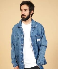 Denim Overshirt, Nineties Blue M