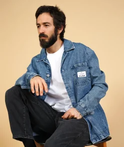 Denim Overshirt, Nineties Blue M
