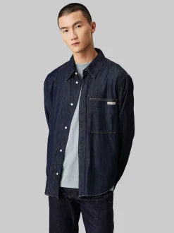 Denim Skjorte, Denim Dark, XL