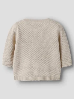 Denver Langærmet Cardigan, Peyote Melange, 86 cm