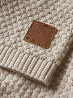 Denver Langærmet Cardigan, Peyote Melange, 86 cm