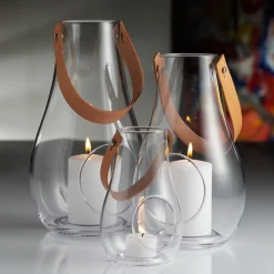 Design With Light Lanterne, Klar, 17x19x17 cm