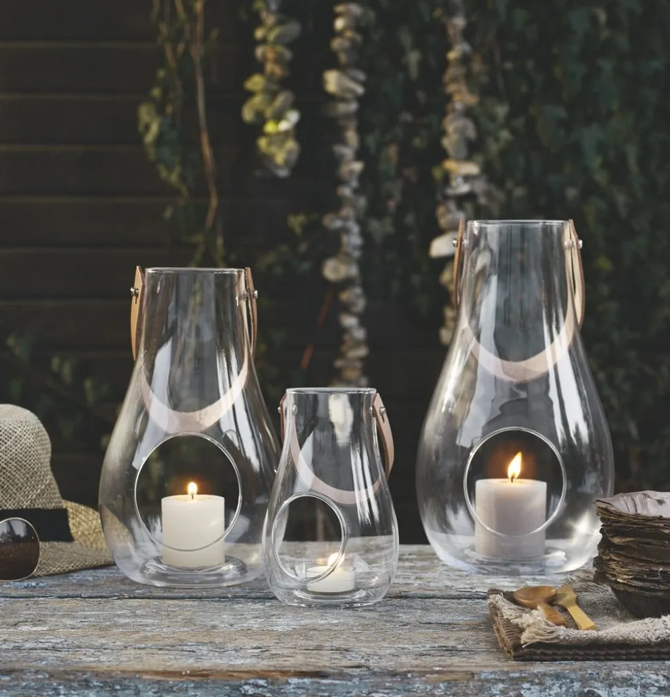 Design With Light Lanterne, Klar, 10,5x16,5x10,5 cm