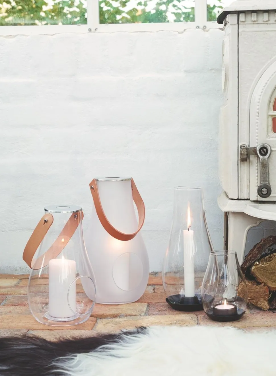 Design With Light Lanterne, Klar, 10,5x16,5x10,5 cm