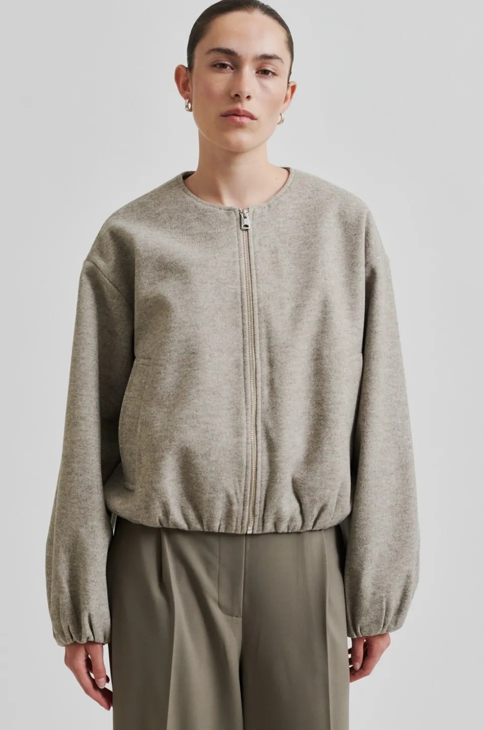 Dex Jakke, Beige Melange, L