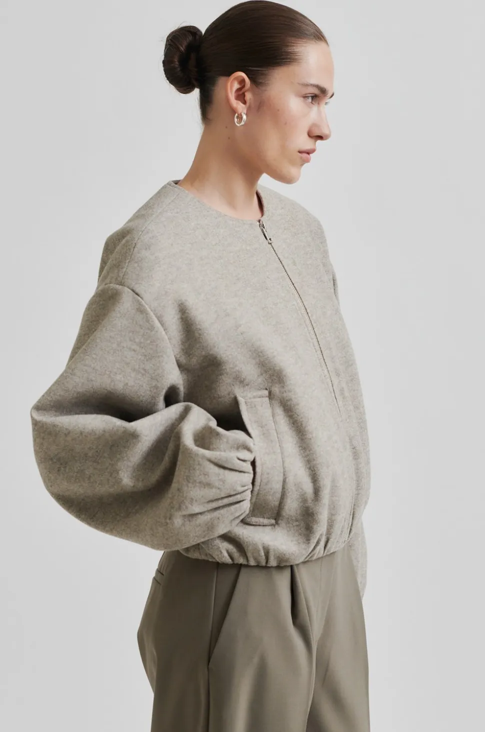 Dex Jakke, Beige Melange, L