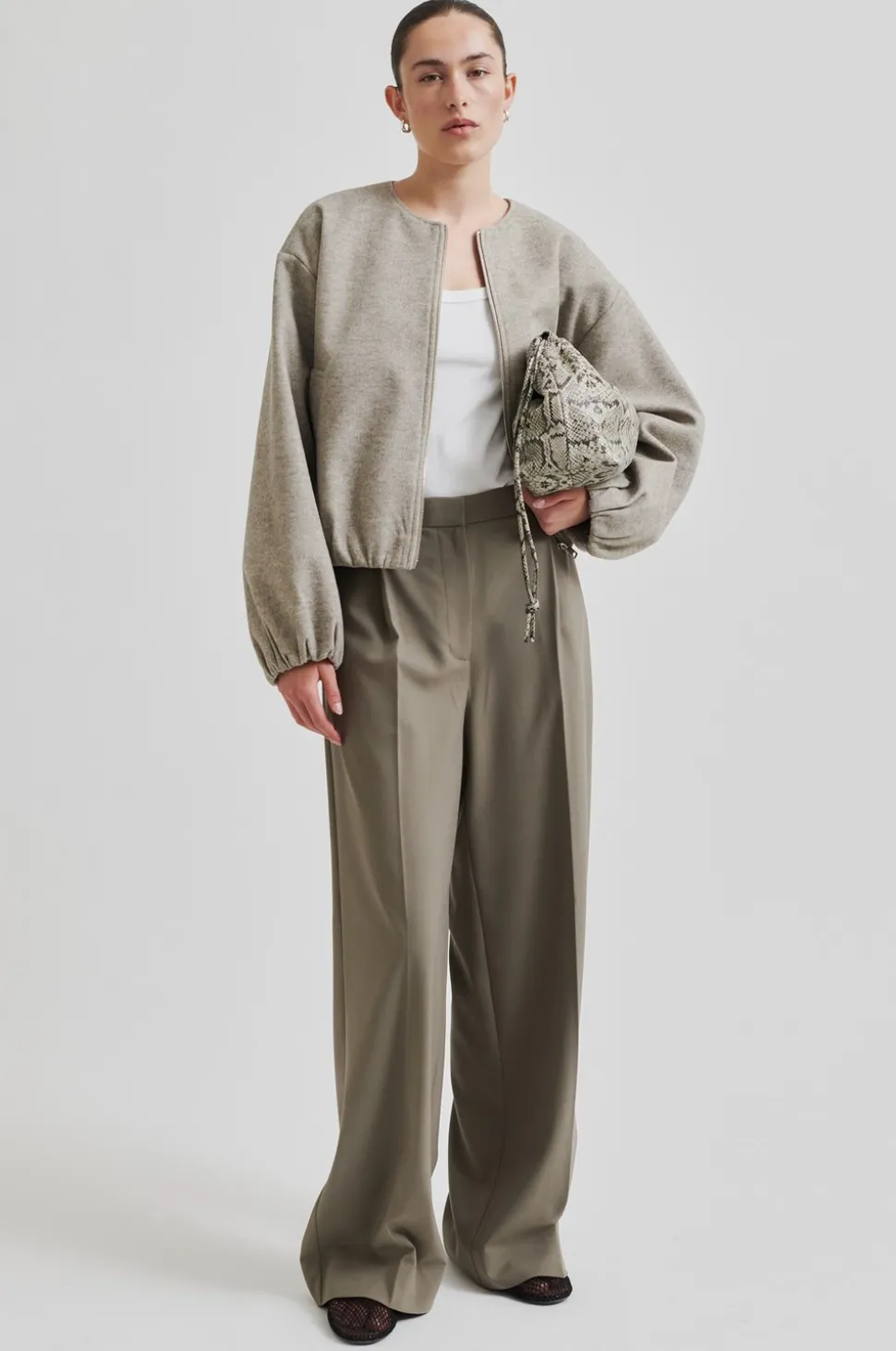 Dex Jakke, Beige Melange, L