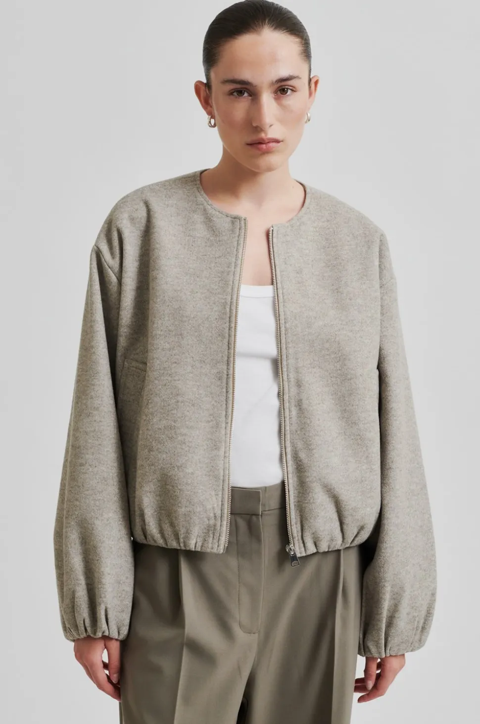 Dex Jakke, Beige Melange, L