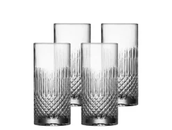 Diamante 4-pak Ølglas/ Longdrinkglas, Klar, 48 cl