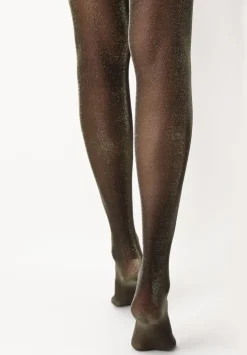 Diamonds Strømpebukser, Black/Gold, M