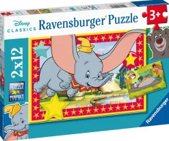 Disney Animals: Dumbo & Mowgli Puslespil