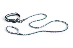 Dog Braided Hundesnor, Lavender/Green