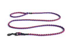 Dog Braided Hundesnor, Red/Blue