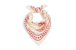 Dog Hundetørklæde, Off White/Red