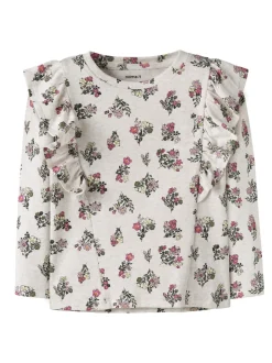 Doritta Bluse, Peyote Melange, 116 cm