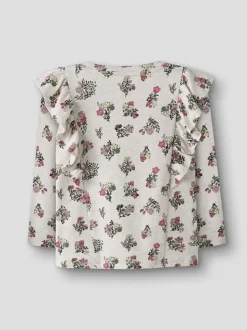 Doritta Bluse, Peyote Melange, 116 cm