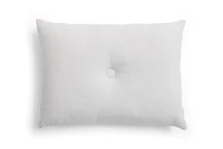 Dot Cushion Linen Pude, Light Grey, 45x60 cm