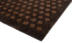 Dot Gulvmåtte, Cognac/Mørkebrun, 67x120 cm