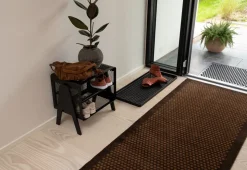 Dot Gulvmåtte, Cognac/Mørkebrun, 90x200 cm