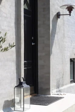 Dot Gummi Dørmåtte, Black, 60x90 cm