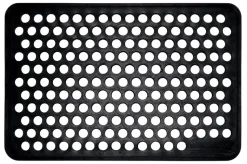 Dot Gummi Dørmåtte, Black, 40x60 cm