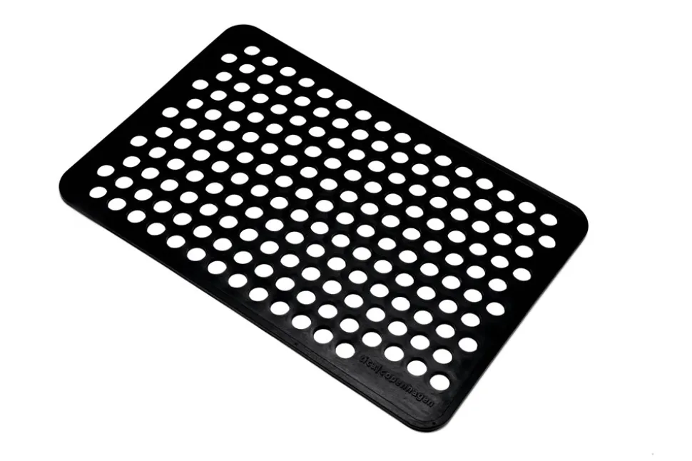 Dot Gummi Dørmåtte, Black, 40x60 cm