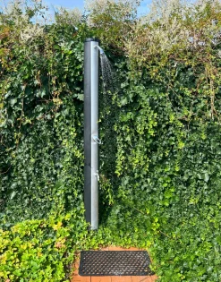 Dot Gummi Dørmåtte, Black, 40x60 cm