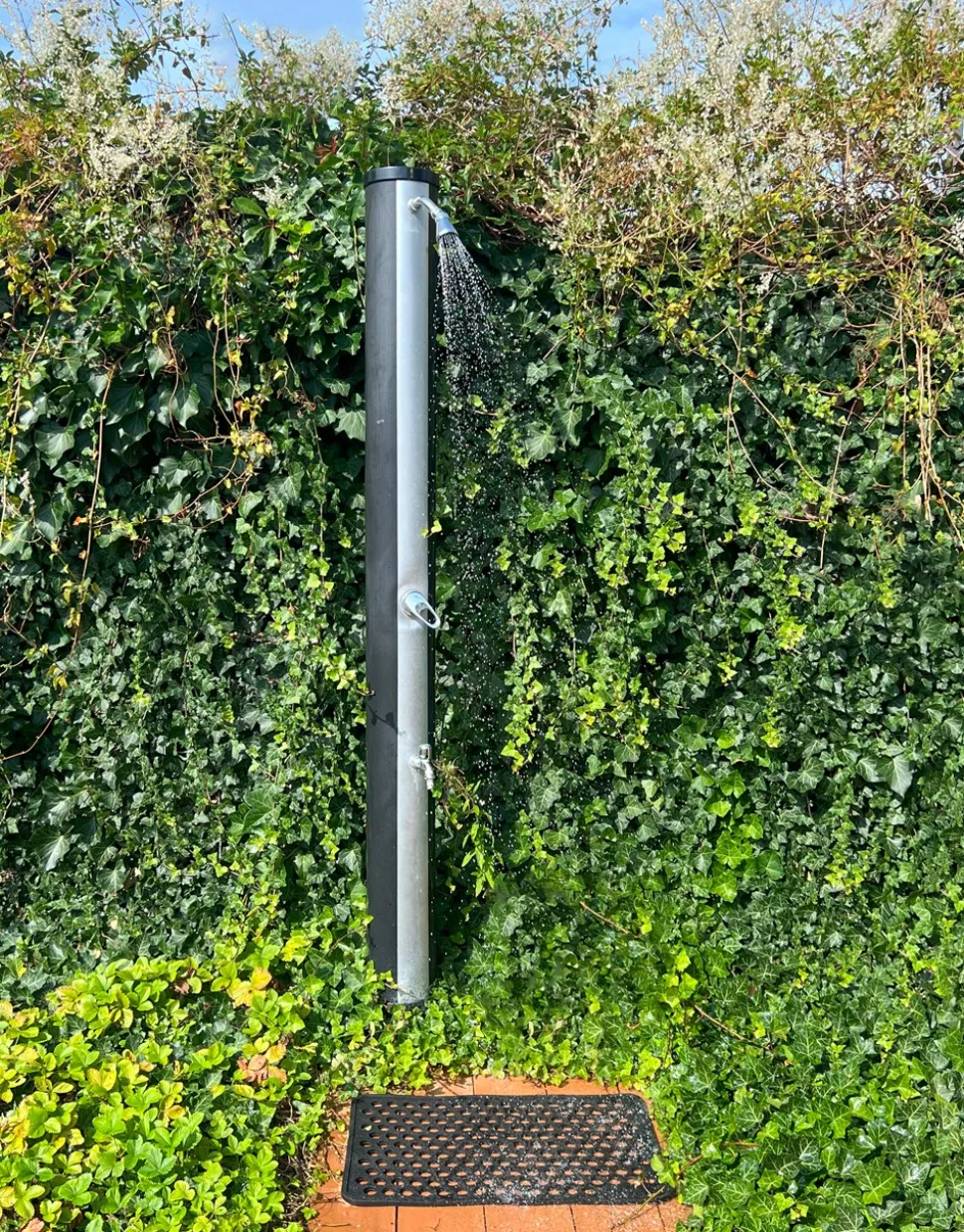 Dot Gummi Dørmåtte, Black, 40x60 cm