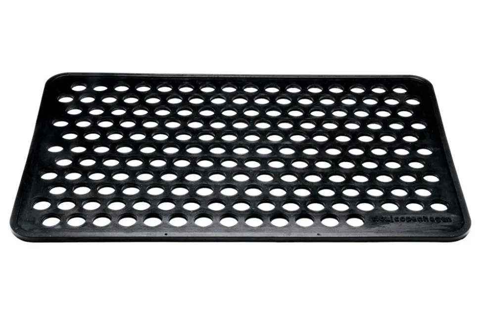 Dot Gummi Dørmåtte, Black, 40x60 cm