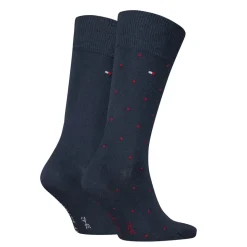 Dot 2-pak Strømper, Navy, 43-46