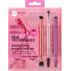 Double Time Brush + Lash Makeupbørstesæt