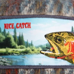 Down By The River Cap, Plaid, One size