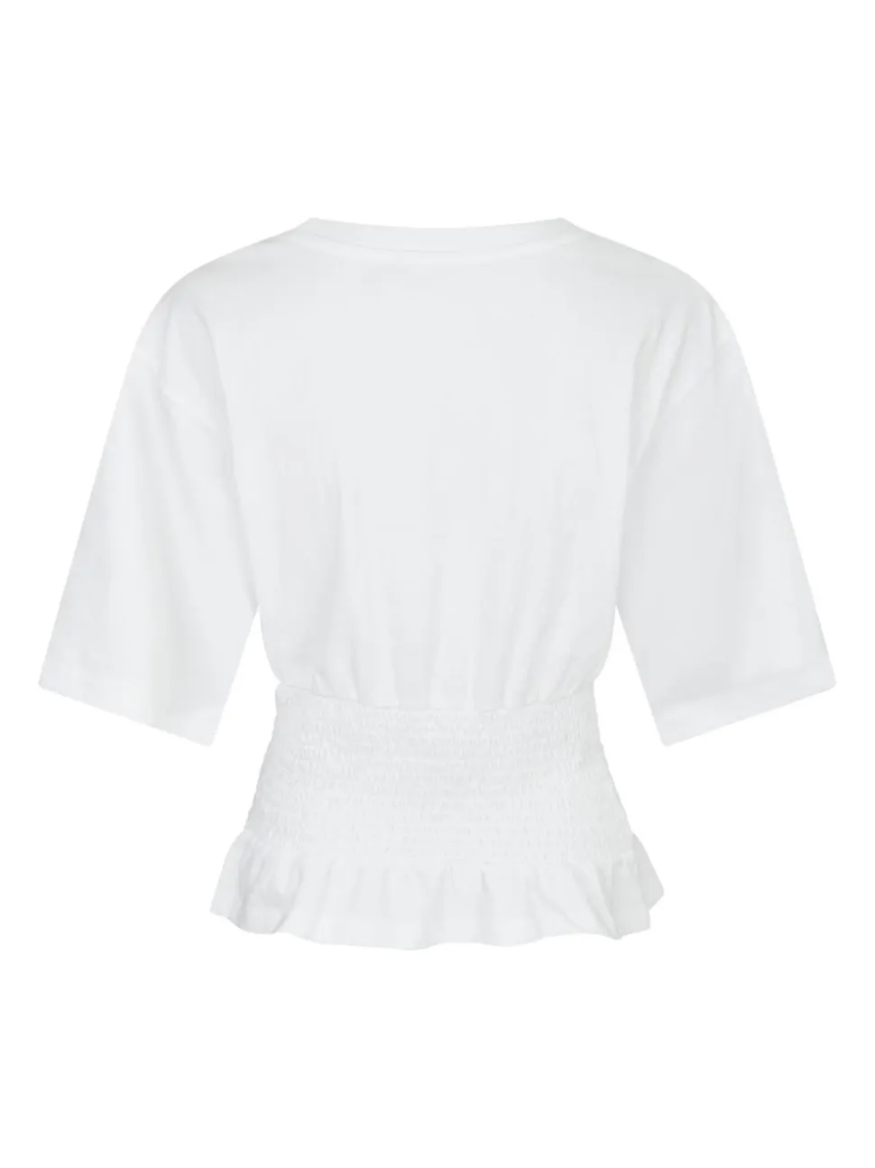 Dray Boxy Smock T-shirt, White, 36