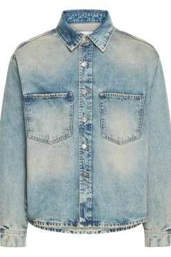 Drip Overshirt, Middle Vintage Blue Denim, L