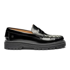 Duncan Loafers, Black/White Polido, 46