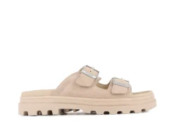 Dunlite Riviera Suede Sandaler, Warm Sand, 40