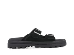 Dunlite Riviera Suede Sandaler, Black, 39