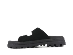 Dunlite Riviera Suede Sandaler, Black, 39