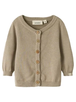 Duno Knit Cardigan, Oxford Tan, 86 cm