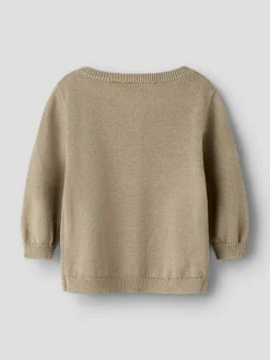 Duno Knit Cardigan, Oxford Tan, 86 cm