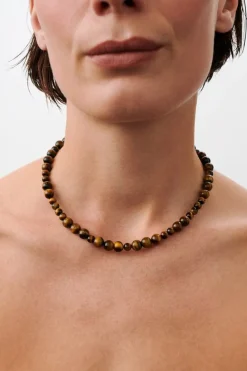 Earth Halskæde, Gold Plated, 28-42 cm