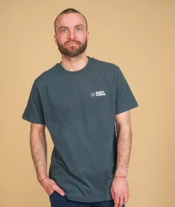 Earth Karma Brushed T-shirt, Stone Green, XXL