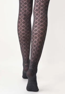 Eco Sneakers Crochet Strømpebukser, Black, S/M