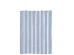 Eco Stripe Viskestykke, Dream Blue, 50x70 cm