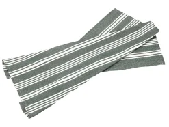 Eco Stripe Viskestykke, Forest Green, 50x70 cm