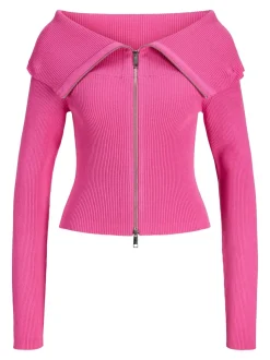 Edith Zipper Cardigan, Fiji Flower, XS