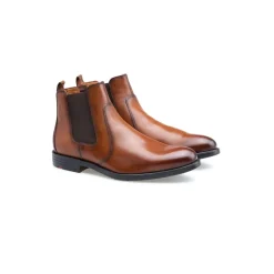 Eezy 315 Chelsea Støvler, Cognac, 46