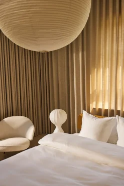 Egyptisk Bomuldssengetøj, White, 140x200 cm