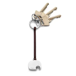 Elephant Nøglering, Stål/Læder