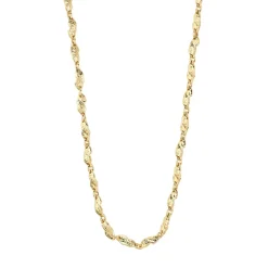 Eliyah Halskæde, Gold Plated, 38+15 cm